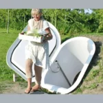 Underground fridge keeps food cool naturally